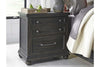 Image of Branson II Queen Or King Chalkboard Black Panel Bed "Create Your Own Bedroom" Collection