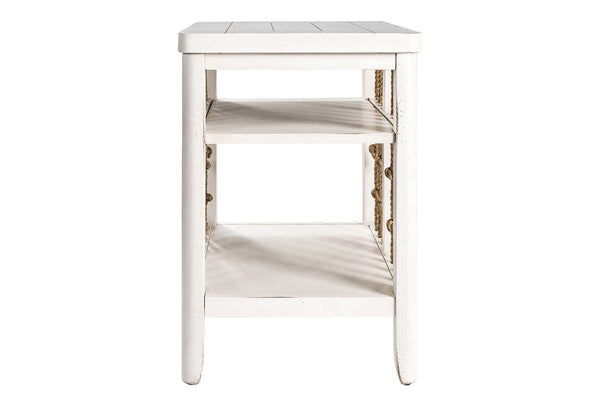 Bridgeport White Beach Themed Occasional Table Collection