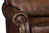 Image of Brighton 83 Inch "Quick Ship" Traditional Top Grain Leather Pillow Back Sofa OUT OF STOCK UNTIL 12/22/21