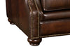 Image of Brighton 83 Inch "Quick Ship" Traditional Top Grain Leather Pillow Back Sofa OUT OF STOCK UNTIL 12/22/21