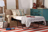 Image of Brigid 58 Inch Slipcovered Chair And A Half Twin Sleeper