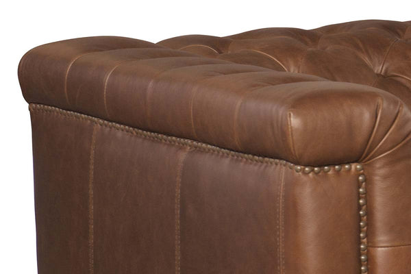 Bromley Lodge Chesterfield 88 Inch "Quick Ship" Wall Hugger Power Leather Reclining Sofa- OUT OF STOCK UNTIL 12/29/21