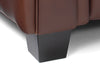 Image of Burton "Designer Style" Leather Sofa & Recliner Set