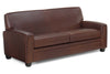Image of Burton "Designer Style" Leather Queen Sleeper Sofa & Recliner Set