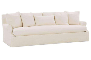 Calista Hand-Crafted Oversized Slipcovered Sofa