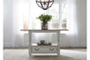 Image of Canterbury 5 Piece Antique White Counter Height Gathering Table Dining Set