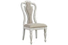 Image of Canterbury 7 Piece Antique White Double Leaf Leg Table Dining Set