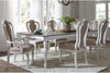 Image of Canterbury 7 Piece Antique White Double Leaf Leg Table Dining Set