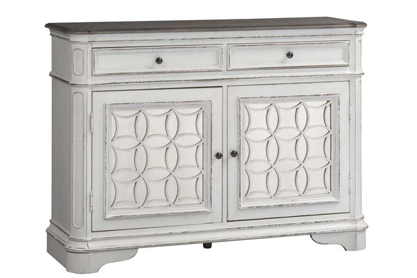 Canterbury Traditional Antique White Storage Dining Buffet
