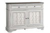 Image of Canterbury Traditional Antique White Storage Dining Buffet