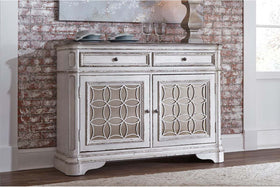 Canterbury Traditional Antique White Storage Dining Buffet