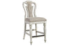 Image of Canterbury 5 Piece Antique White Counter Height Gathering Table Dining Set