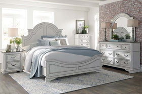 Canterbury Queen Or King Wood Panel Bed "Create Your Own Bedroom" Collection