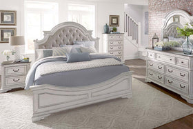 Canterbury Queen Or King Upholstered Tufted Bed "Create Your Own Bedroom" Collection