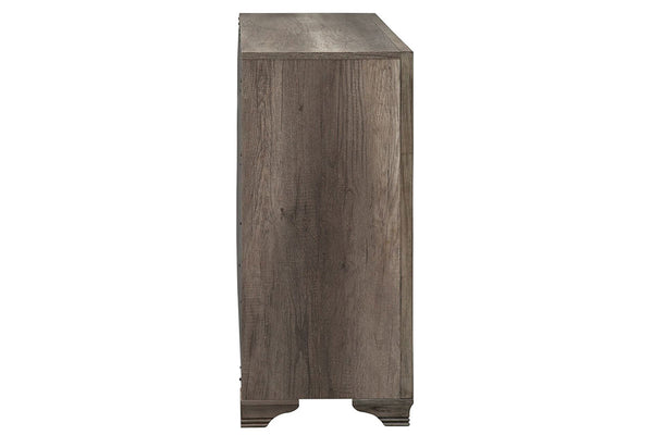 Carson Transitional Door Storage Buffet Server In Greystone Finish