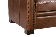 Cassidy Coffee BATTERY POWER "Quick Ship" Leather Recliner