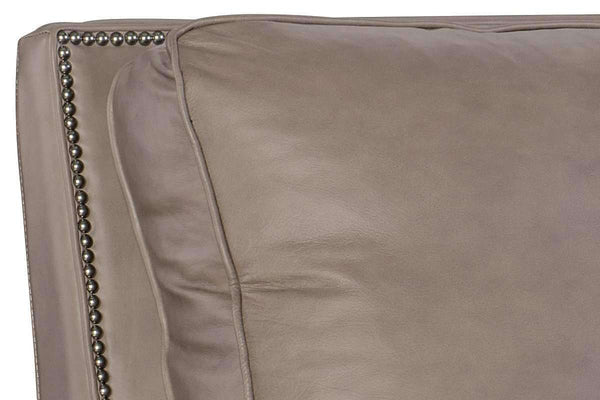 Norton Quick Ship Small Scale Leather Recliner 