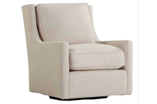 Tamron "Quick Ship" Pillow Back Swivel / Glider Fabric Accent Chair