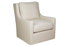 Charlene "Quick Ship" Slipcovered **Swivel/Glider** Accent Chair