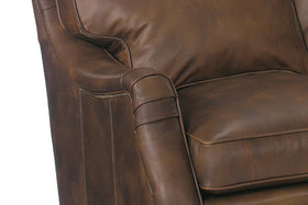 Chesapeake 78.5 Inch Leather Apartment Sofa
