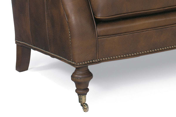 Chesapeake 78.5 Inch Leather Apartment Sofa