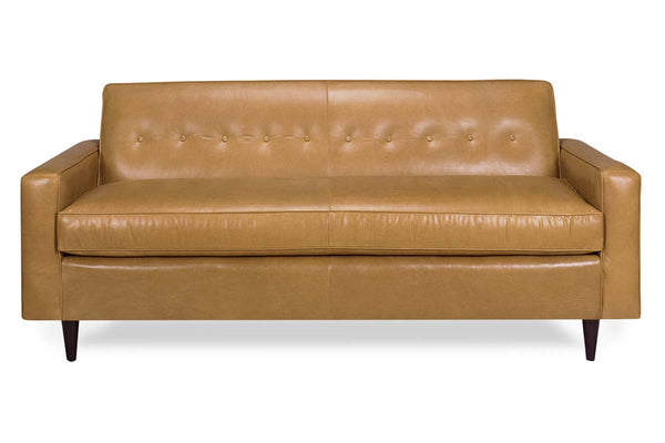 Chet 79 Inch Mid-Century Modern Single Bench Seat Apartment Sofa