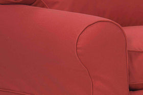 Chloe 84 Inch Slipcovered 3-Seat Sofa With Skirt