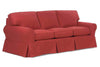 Image of Chloe 84 Inch Slipcovered 3-Seat Sofa With Skirt