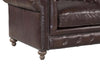 Image of Cornelius Quick Ship Tufted Chesterfield Leather Club Chair