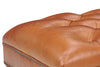 Image of Crispin 48 Inch Rectangular Deep Button Tufted Ottoman With Nailhead Trim