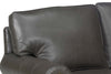 Image of Davis Classic Rolled Arm Leather Apartment Size Sofa Collection