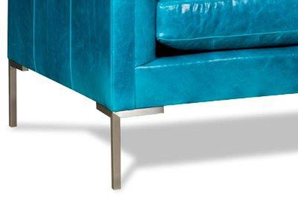 Dolan 76.5 Inch Modern Channel Back Apartment Sofa