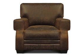 Dorsey Key Arm Leather Club Chair
