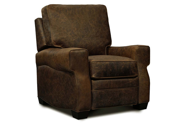 Dorsey Leather Key Arm Club Chair Recliner