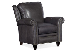Elijah Anilina Pepper "Quick Ship" Recliner