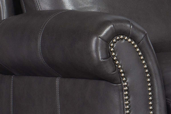 Elijah Anilina Pepper "Quick Ship" Recliner