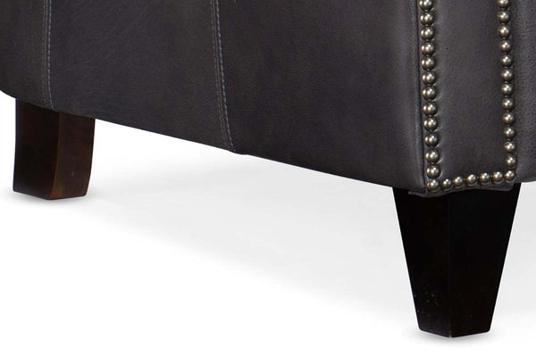 Elijah Anilina Pepper "Quick Ship" Recliner