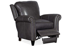Elijah Anilina Peppercorn "Quick Ship" Recliner