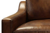 Image of Emmett 96 Inch Contemporary "Grand Scale" Deep Seat Leather Sofa