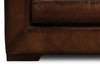 Image of Emmett 96 Inch Contemporary "Grand Scale" Deep Seat Leather Sofa