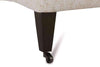 Image of Kristen Fabric Upholstered Footstool Ottoman