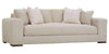 Image of Hilda 96 Inch "Designer Style" Large Track Arm Bench Seat Sofa
