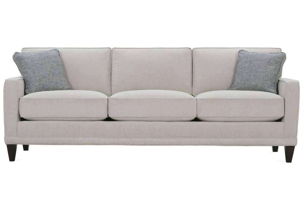 Janice Designer Style Contemporary 3-Seat Fabric Upholstered Sofa