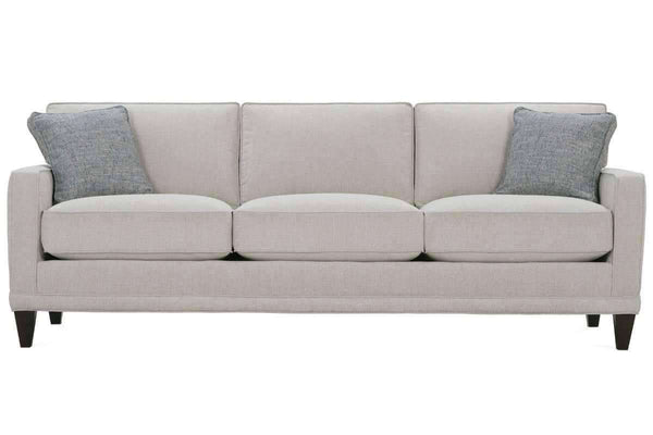 Janice III 89 Inch "Designer Style" Contemporary 3-Seat Fabric Upholstered Sofa