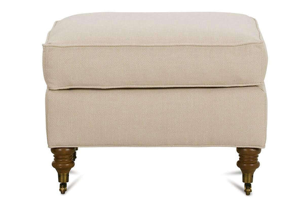 Kristen Fabric Upholstered Footstool Ottoman