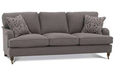 Kristen 86 Inch Upholstered English Arm Three Seat Sofa