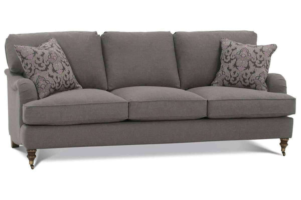 Kristen Upholstered English Arm Three Seat Fabric Sofa - Club Furniture