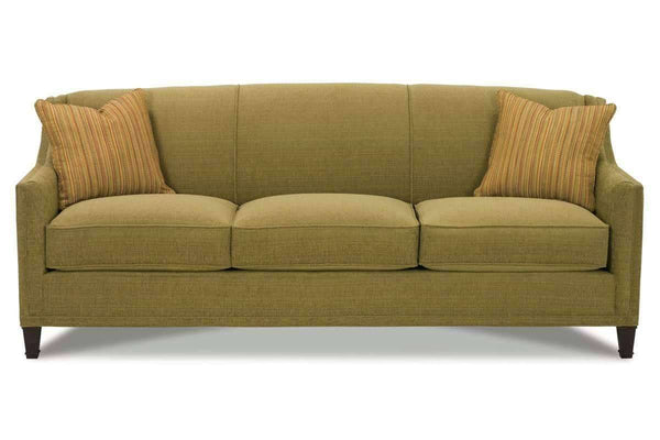 Leona 84 Inch "Designer Style" Tight-Back Fabric Sofa