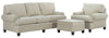 Image of Fabric Furniture Lilly Fabric Upholstered Sofa Set