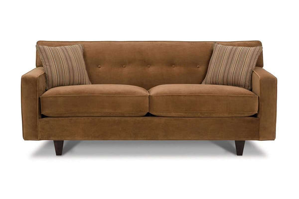 Margo II 75 Inch Mid Century Modern Button Back Apartment Sofa